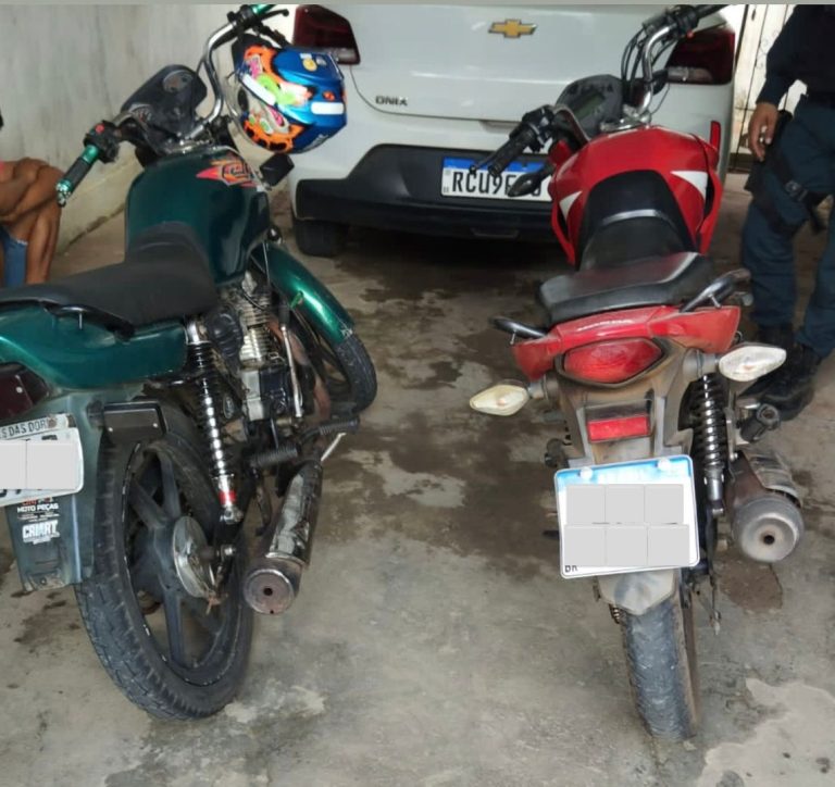 PM prende dois homens e recupera moto com restrição em Lagarto
