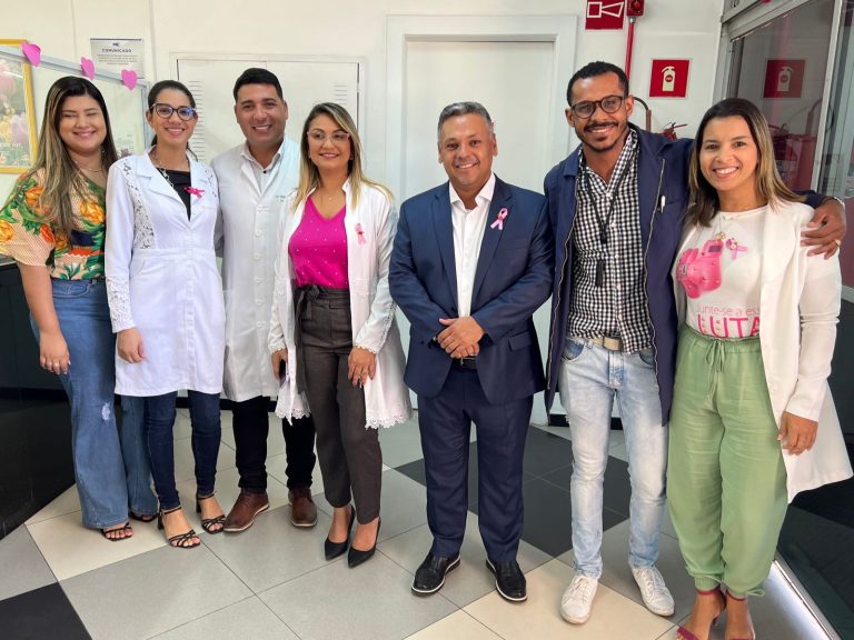 Deputado Ibrain Monteiro visita a Oncologia do HUSE