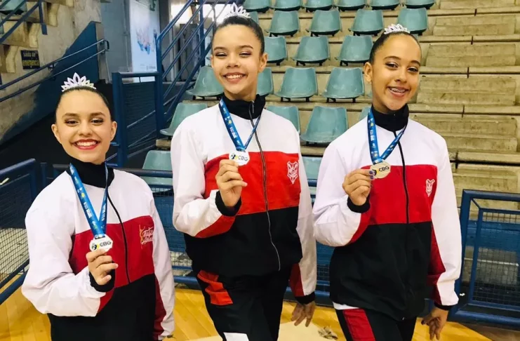 Ginastas do Sergipe conquistam medalha no Torneio Nacional de Ginástica Rítmica — Foto: Divulgação/CSS