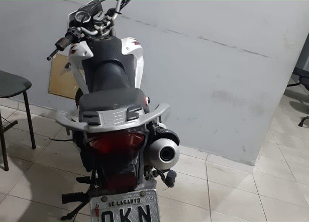 Força Tática do 7ºBPM recupera moto furtada em Lagarto