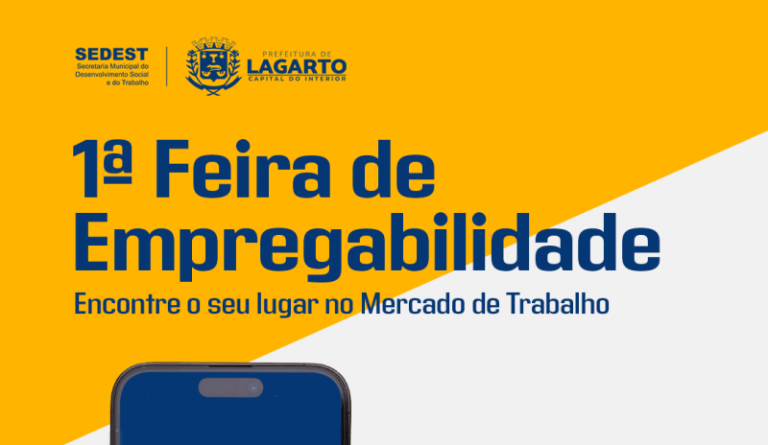 Prefeitura de Lagarto realizará feira para fomentar a geração de empregos