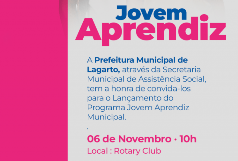 Prefeitura anuncia Programa Jovem Aprendiz Municipal