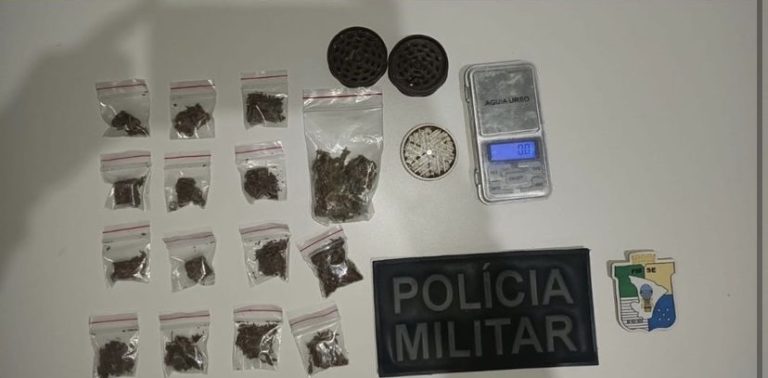 Polícia apreende drogas prontas para comercialização em Lagarto