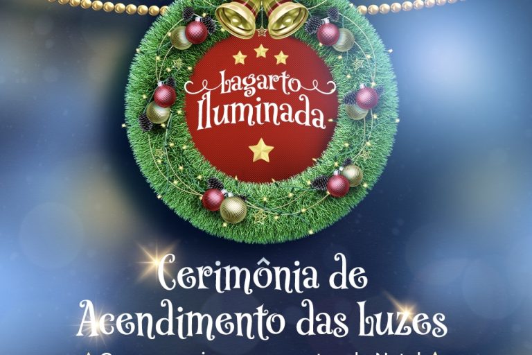 Prefeitura ilumina a cidade para celebrar o Natal