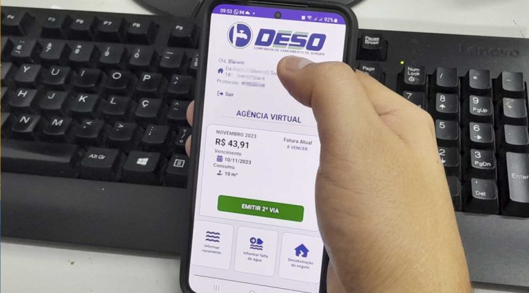 App da Deso garante atendimento ao cidadão em apenas dois minutos