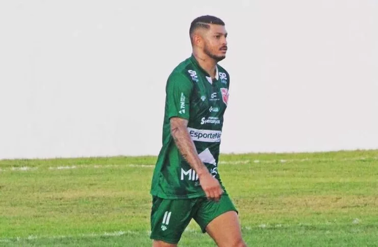 Felipe Alves, atacante do Lagarto — Foto: Ricardo Rocha/Lagarto FC