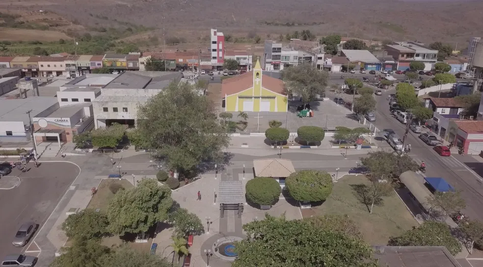 Cidade de Canindé de São Francisco em Sergipe — Foto: Marcílio Nocrato/TV Sergipe