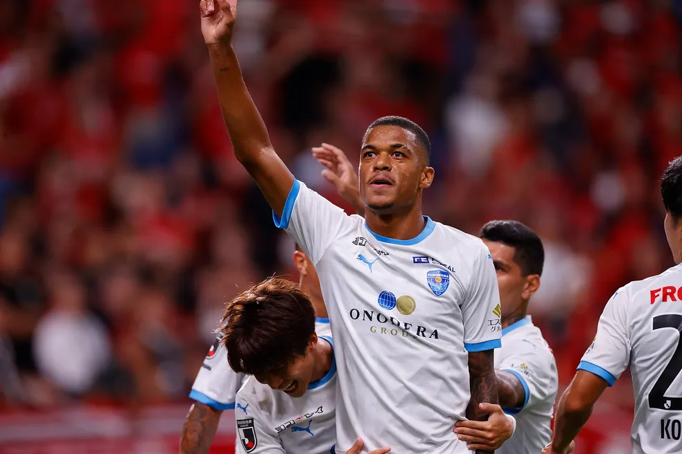 Marcelo Ryan, atacante do Yokohama FC — Foto: Divulgação/Yokohama FC