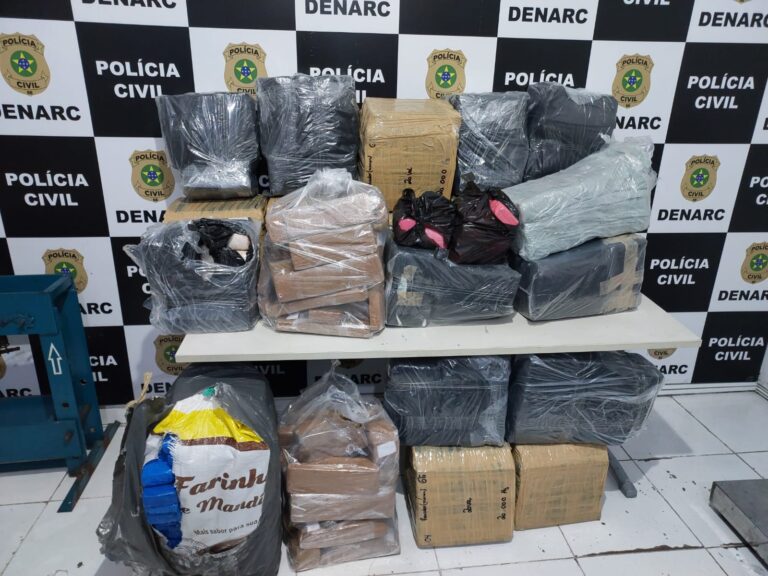 Quase 700 kg de drogas são apreendidas em operações policiais em Itabaiana