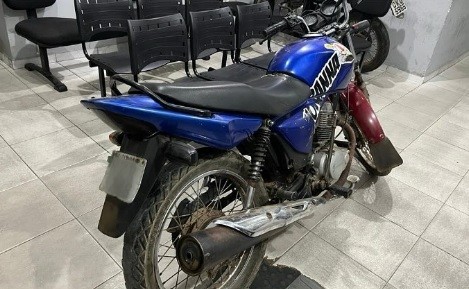 7ºBPM recupera moto com restrição de roubo no povoado Brasília