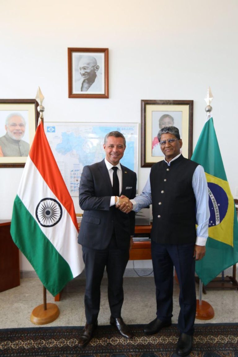 Fábio Mitidieri e embaixador indiano discutem programa Sergipe Águas Profundas