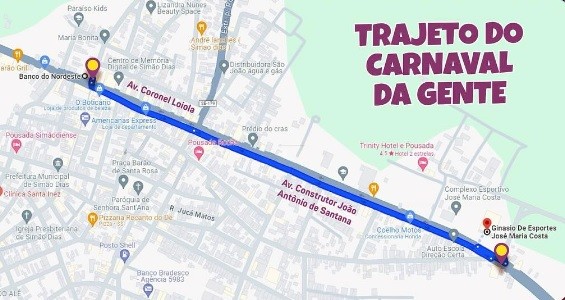 Simão Dias define percurso do carnaval e informa sobre o trânsito