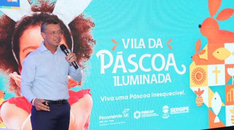 Governador apresenta Vila da Páscoa Iluminada em SE