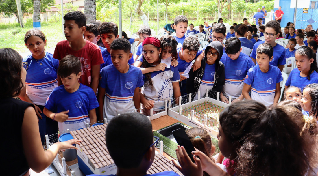 Dia da Água no Perímetro Piauí leva comunidade escolar até o perímetro irrigado / Foto: Fernando Augusto/Ascom Coderse