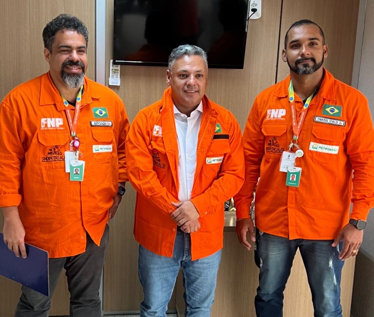 Diretoria do Sindipetro AL/SE busca apoio de Ibrain de Valmir para a reativação das atividades da Petrobras em Sergipe