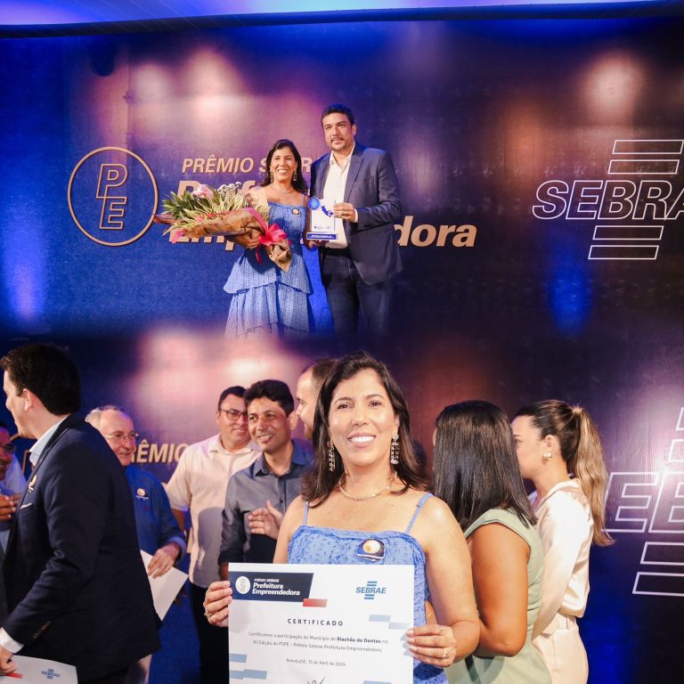 Riachão do Dantas fica em 2º lugar na disputa ao Prêmio Sebrae Prefeitura Empreendedora