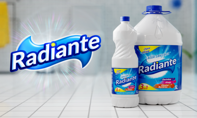 Indústria Radiante inicia campanha no Nordeste com VT da Água Sanitária e Lança a inovadora versão do Lava-Roupas Líquido Lavanda&Coco.