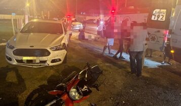 Acidente entre veículos deixa duas pessoas feridas em Itabaiana