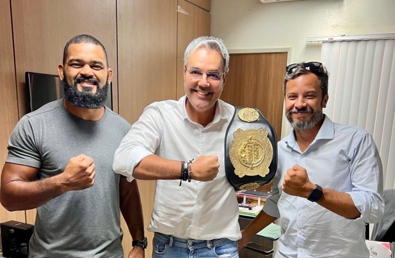Sérgio recebe campeão internacional de MMA e projeta esporte em Lagarto