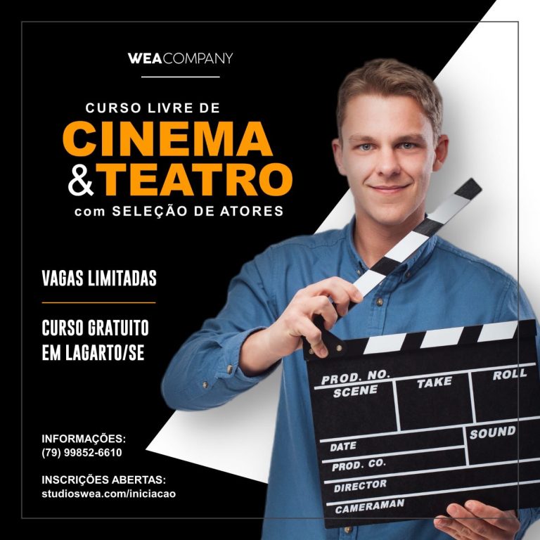 Lagarto recebe curso gratuito de atuação para Cinema e Teatro