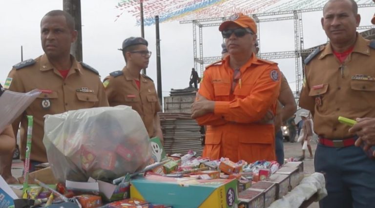 Corpo de Bombeiros avalia cumprimento das normas de segurança na venda de fogos de artifício