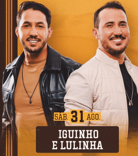 Parque Zezé Rocha confirma show de Iguinho e Lulinha na 61ª Vaquejada de Lagarto