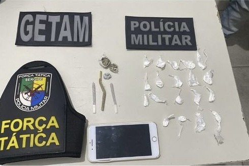 Homem é preso comercializando drogas no Festival da mandioca