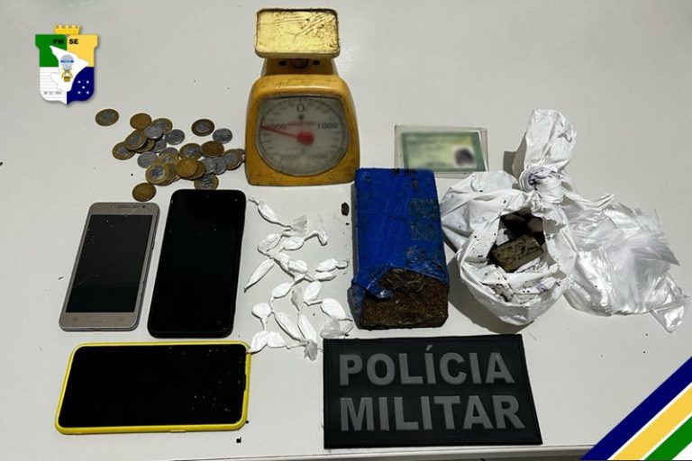 Polícia Militar prende mulher e apreende entorpecentes em Salgado
