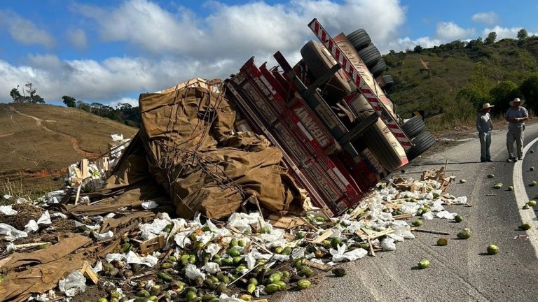 Criança sergipana morre após caminhão tombar em Minas Gerais