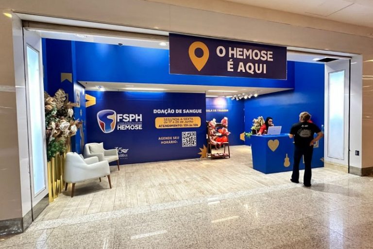 Ações de coleta de sangue em shoppings da capital registram mais de 350 doações