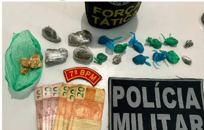 Suspeito é preso e drogas são apreendidas após troca de tiros e perseguição em Lagarto