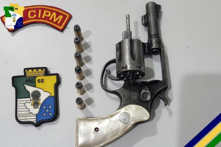 Polícia Militar apreende arma de fogo em Simão Dias