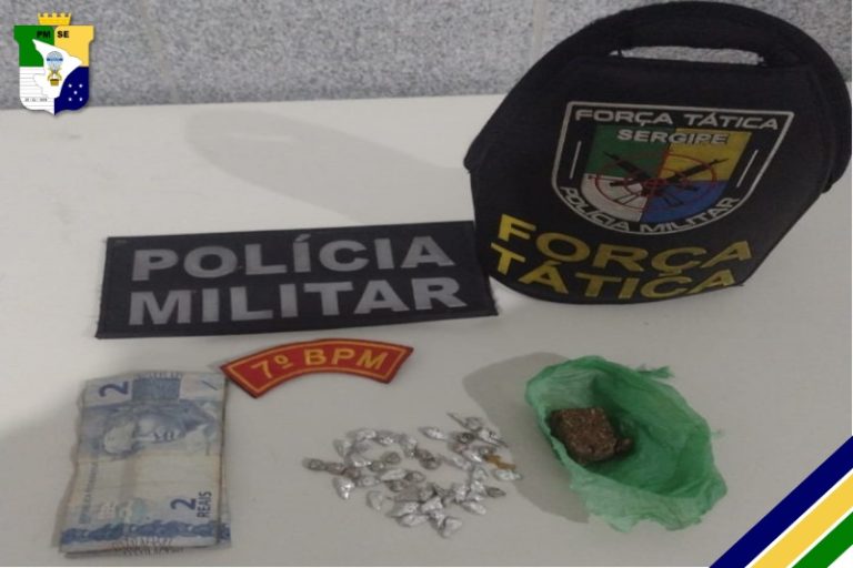 Homens são presos em flagrante com 42 pedras de crack em Lagarto