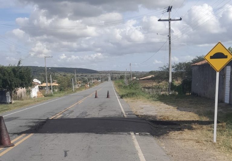 Redutores de velocidade são instalados entre Tobias Barreto e Poço Verde