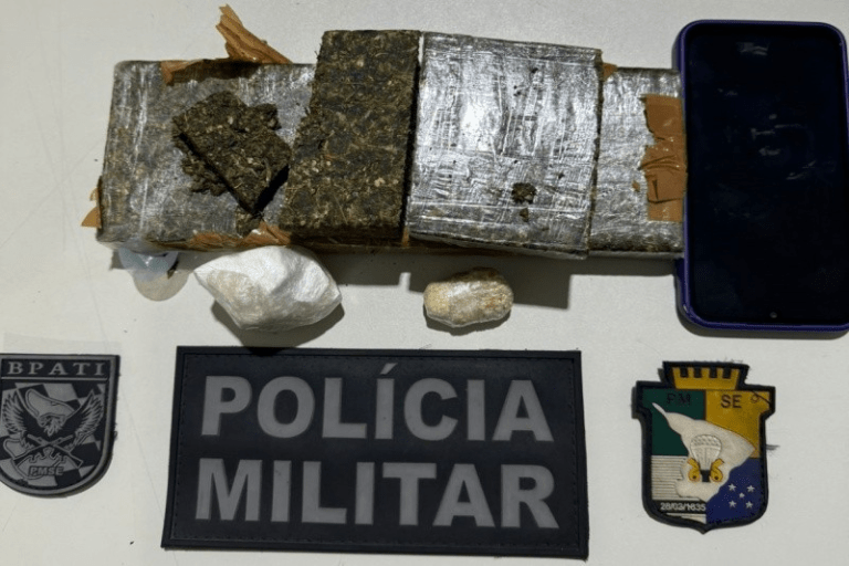 Polícia Militar prende mulher por participação no tráfico ilícito de drogas em Boquim