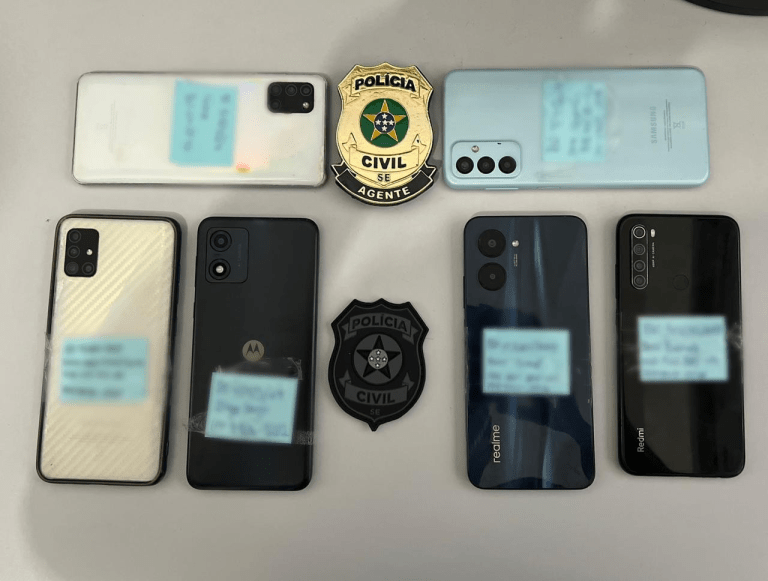 Polícia Civil de Lagarto recupera 18 celulares furtados ou roubados no município