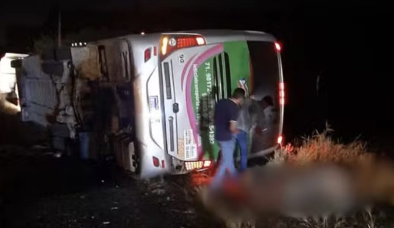 Ônibus de turismo que saiu de SE tomba e deixa 04 pessoas mortas na BA