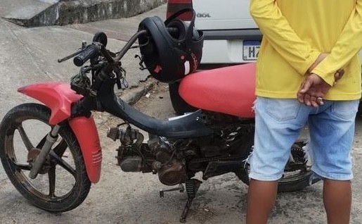 7º BPM prende suspeito e apreende motocicleta adulterada em Lagarto