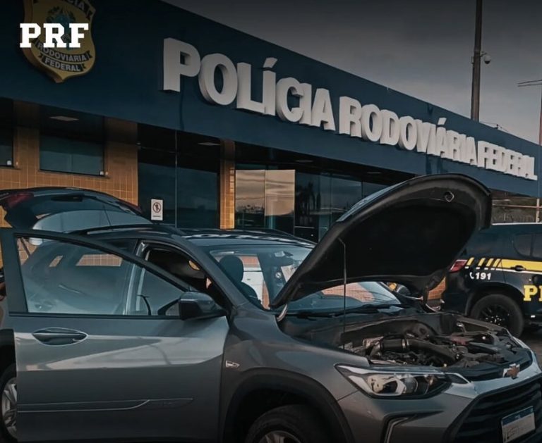 PRF recupera na BR-101 em Sergipe veículo roubado em Recife