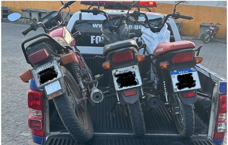 PM  apreende motocicletas por direção perigosa em Lagarto
