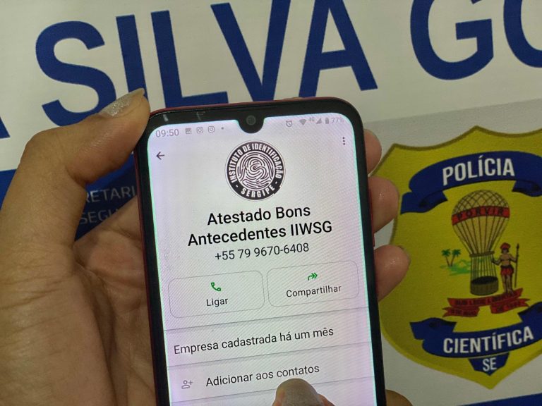 Atestado de Bons Antecedentes Criminais pode ser solicitado via WhatsApp
