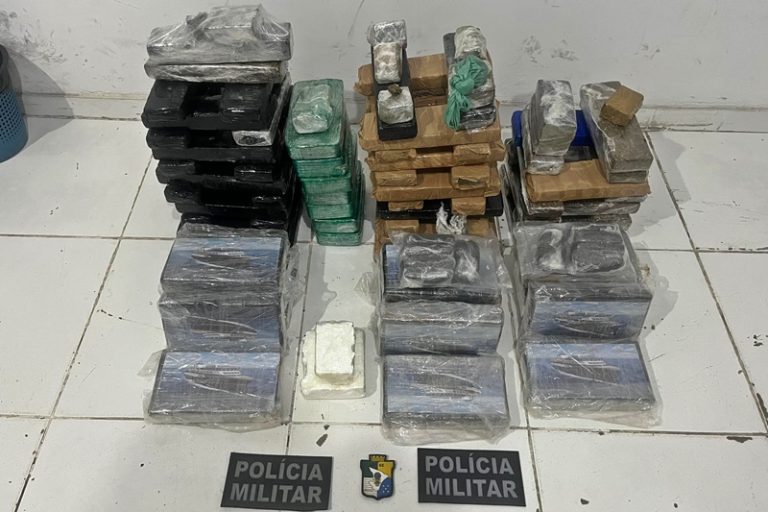 PMSE apreende mais de 65 kg de drogas e retira quase R$ 1 milhão em entorpecentes de circulação