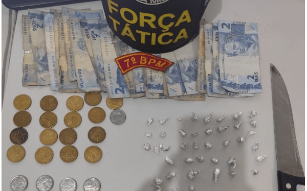 7º BPM realiza apreensão de drogas e detém dois suspeitos em Lagarto
