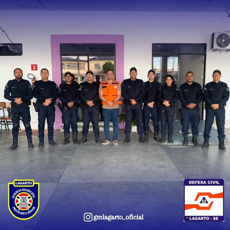 Guardas Municipais de Lagarto participam de capacitação em gestão de risco de desastres