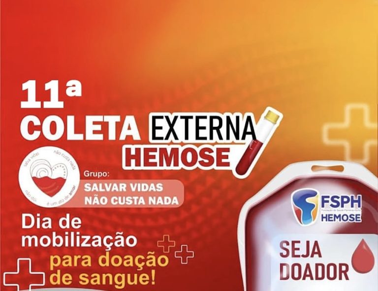 Hemose realizará 11º edição da Coleta Externa de Sangue em Lagarto