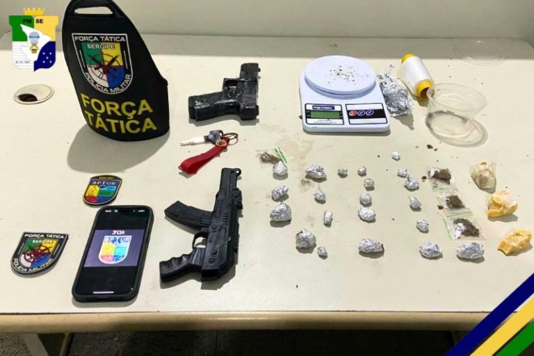 Polícia Militar prende homem por suspeita de tráfico de drogas em Aracaju