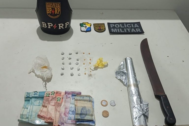 Polícia Militar prende suspeito de tráfico de drogas no centro de Aracaju