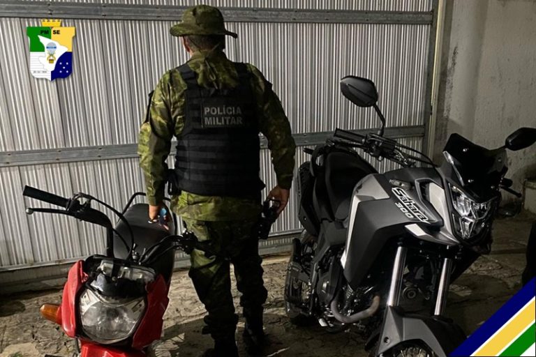 Polícia Militar recupera duas motocicletas com restrição de roubo