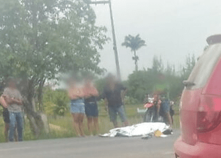 Mulher morre em acidente de moto na SE-255 entre Campo do Brito e Macambira