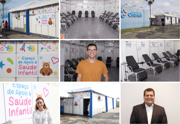 Governo entrega ‘Espaço de Apoio à Saúde Infantil’ para atender período de sazonalidade no Hospital da Criança